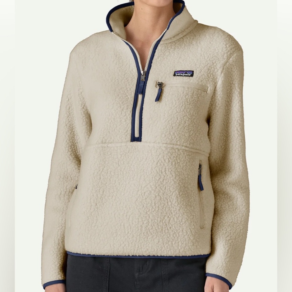 PRELOVED PATAGONIA Women's Retro Pile Fleece Marsupial Pullover